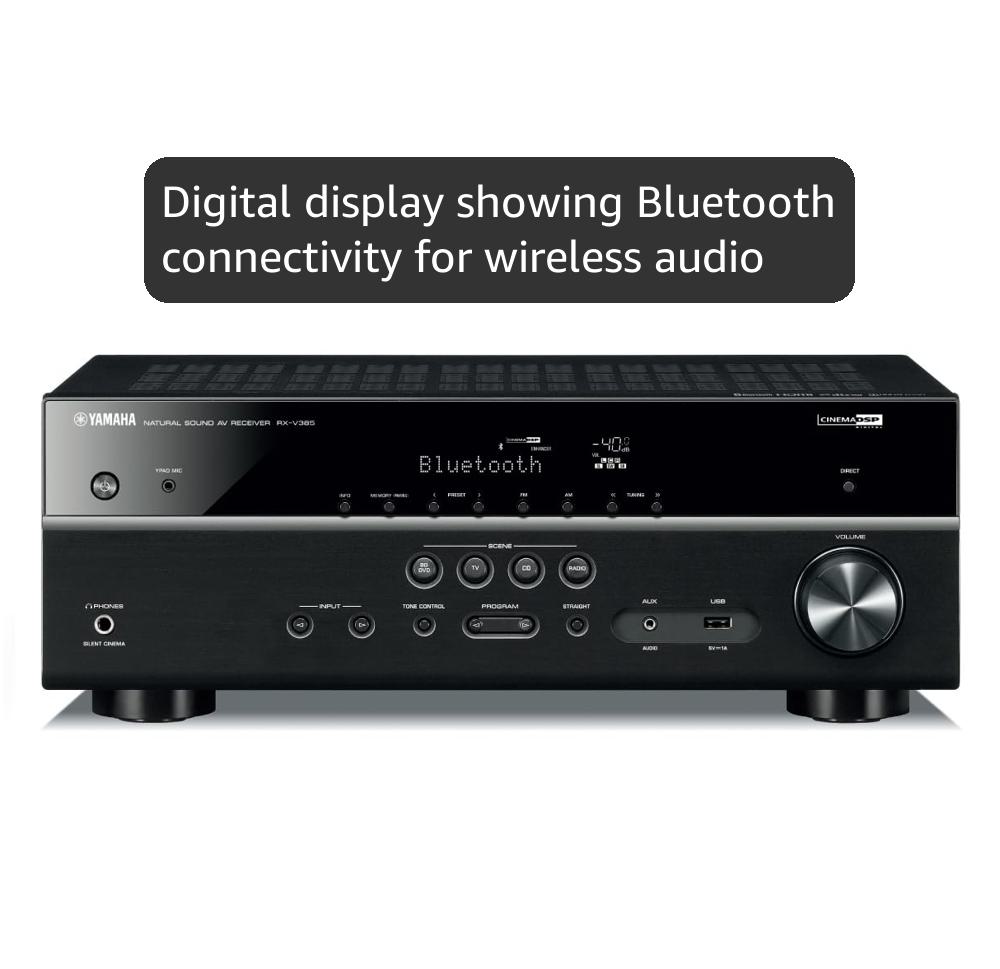 Amazon.com: YAMAHA RX-V385 5.1-Channel 4K Ultra HD AV Receiver
